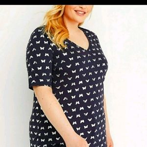 Lane Bryant 14/16 XL Butterfly Shirt